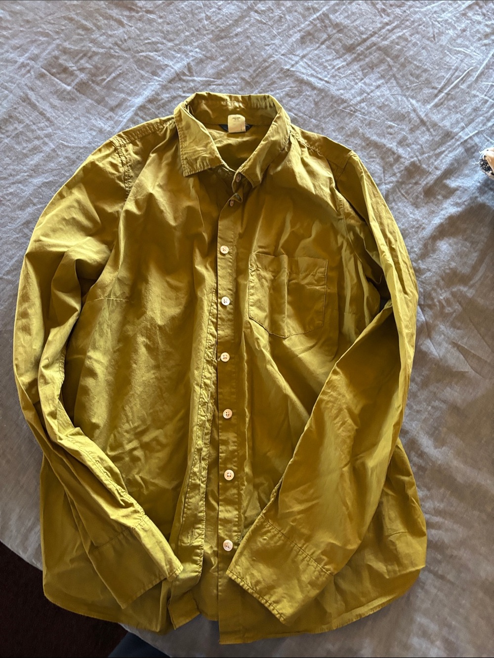 J. Crew Olive Green Button-Down Shirt